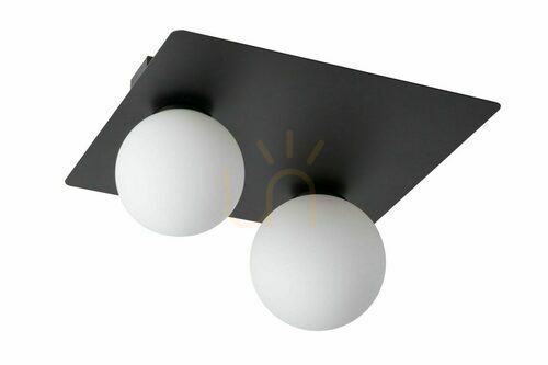Prüfen Plafond Sigma Argon 2-flammig schwarz G9 33 cm 33276