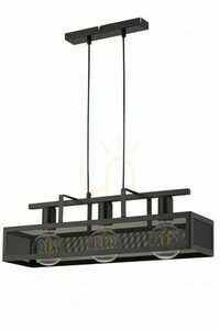 Pendelleuchte Sigma Albert 3-flammig schwarz E27 32173 small 0