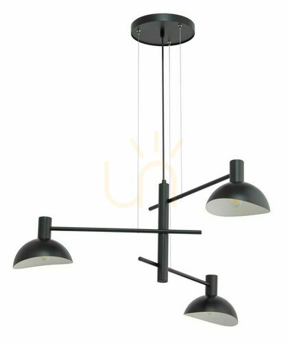 Prüfen Pendelleuchte Sigma Artis 3-flammig schwarz E14 LED 40527
