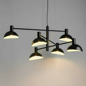 Pendelleuchte Sigma Artis 6-flammig schwarz E14 40531 small 1