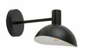 Wandleuchte Sigma Artis schwarz E14 18 cm Stahl 40533 small 0