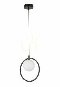 Pendelleuchte Sigma Aqua schwarz G9 Glas 33407 small 0