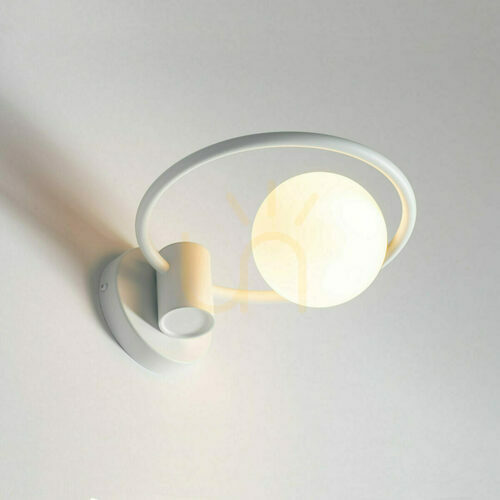 Prüfen Wandleuchte Sigma Aqua weiß G9 Stahl Glas 12W 33481