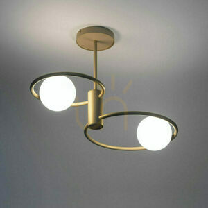 Plafond Sigma Aqua 2 Goldbeige 55 cm 2x G9 33464 small 1
