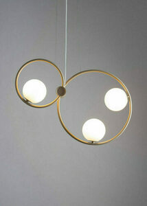 Pendelleuchte Sigma Aqua 3-flammig gold weiß Glas 33476 1 Pendelleuchte Sigma Aqua 3-flammig gold weiß Glas 33476 small 1
