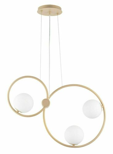 Prüfen Pendelleuchte Sigma AQUA 3 gold-beige, 3-flammig G9, 64 cm, 33476