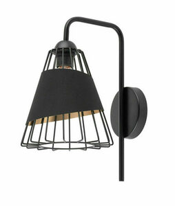 Wandleuchte Sigma Deni schwarz gold 40547 small 0