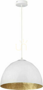 Pendelleuchte Sigma Diament M Weiß Gold 35 cm E27 31373 small 0