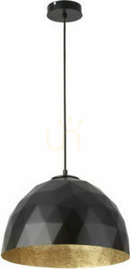 Pendelleuchte Sigma Diament schwarz-gold 35 cm E27 31371 small 0