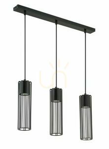 Pendelleuchte Sigma Fobia 3-flammig schwarz GU10 33453 small 0