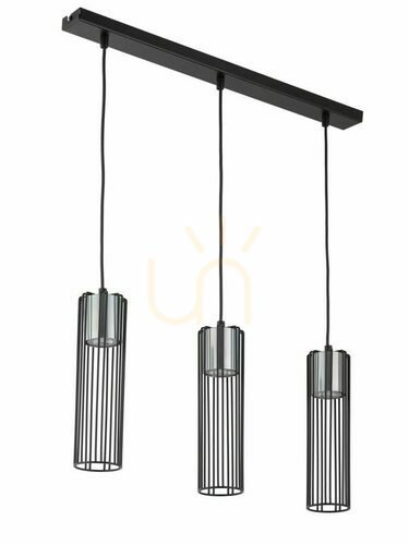 Prüfen Pendelleuchte Sigma Fobia 3-flammig schwarz/silber SKU 33454