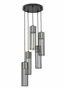 Pendelleuchte Sigma Fobia 5-flammig Schwarz GU10 SKU 33460 small 0