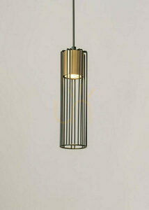Pendelleuchte Sigma Fobia 1-flammig schwarz/gold SKU 33449 small 1