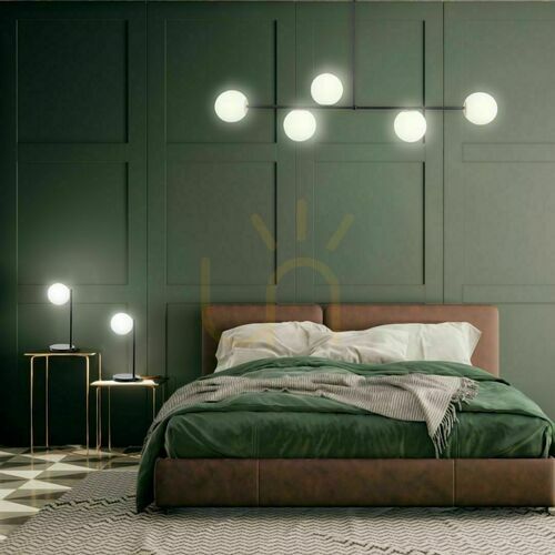 Prüfen Tischlampe Sigma Gama schwarz G9 12W 43 cm Glas Metall 50201