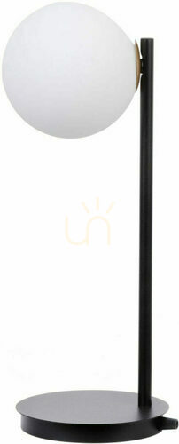 Prüfen Tischlampe Sigma Gama schwarz G9 12W 43 cm Glas Metall 50201
