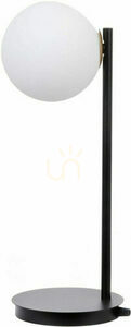 Tischlampe Sigma Gama schwarz G9 12W 43 cm Glas Metall 50201 small 0