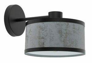 Wandleuchte Sigma Glory schwarz/grau E27 60W IP20 40524 small 0