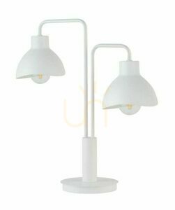 Tischlampe Sigma HOLI weiß E27 2-flammig Stahl 50331 small 0