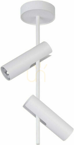 Prüfen Plafond Sigma Leda 2x GU10 weiß Stahl 33105
