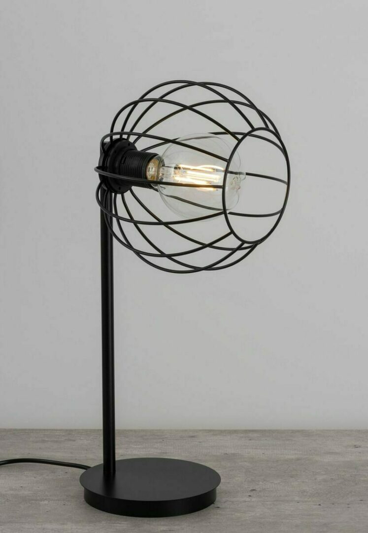 Aussicht Tischlampe Sigma MADAM schwarz E27 60W Metall 48 cm SKU 32374 Tischlampe Sigma MADAM schwarz E27 60W Metall 48 cm SKU 32374