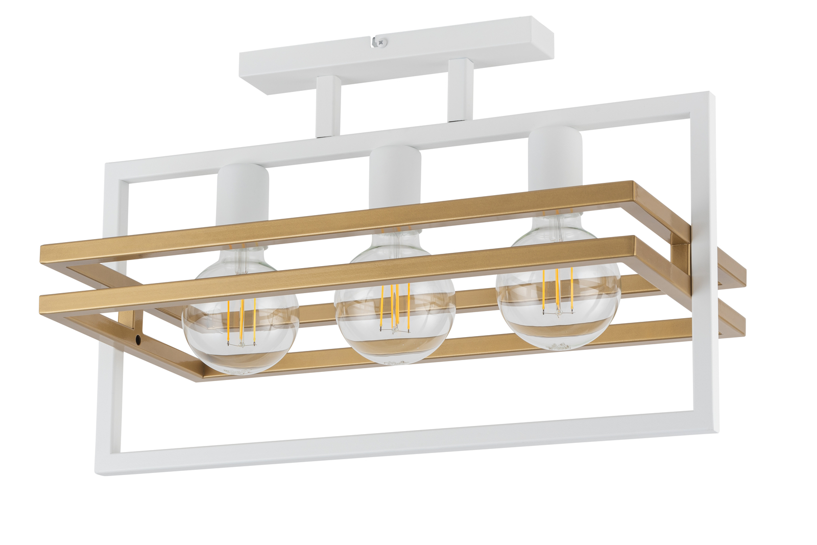 Prüfen Plafond Sigma MERCI 3 weiß gold E27 3-flammig 32405 Plafond Sigma MERCI 3 weiß gold E27 3-flammig 32405