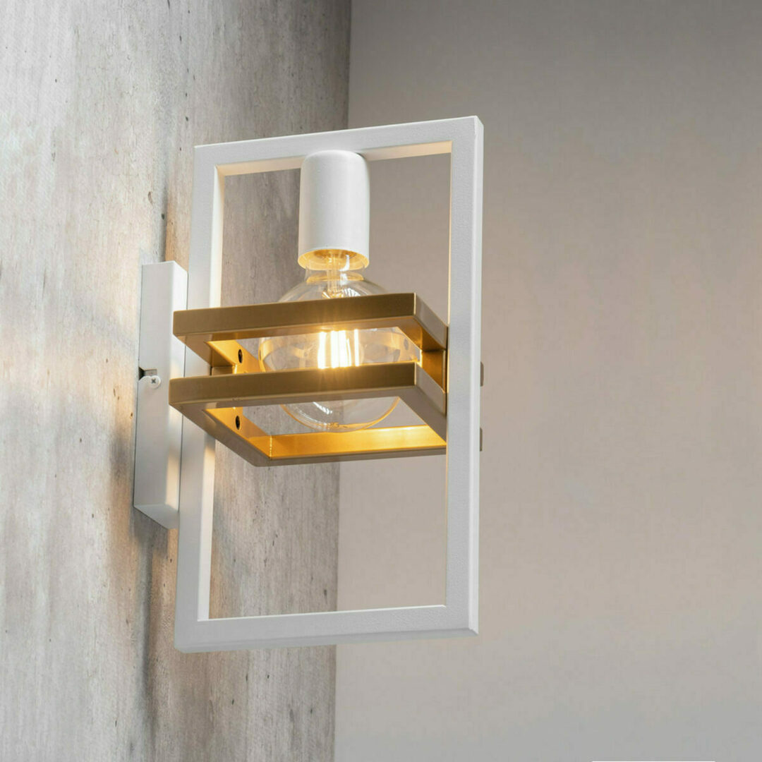 Aussicht Wandleuchte Sigma MERCI weiß gold E27 32411 Wandleuchte Sigma MERCI weiß gold E27 32411