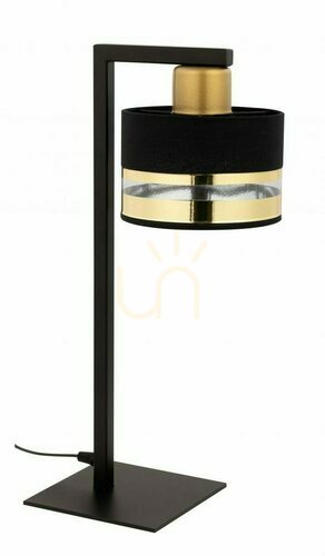 Prüfen Tischlampe Sigma Pro schwarz gold 50235