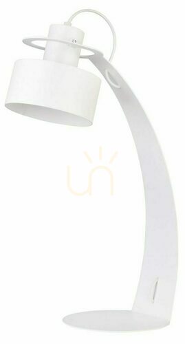 Prüfen Tischlampe Sigma Rif weiß E27 15W 50064