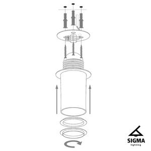 Deckenleuchte Sigma Sfera 35 Silber E27 60W IP20 SKU 32458 small 5