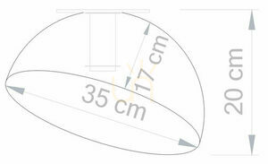 Deckenleuchte Sigma Sfera 35 Weiß Kupfer E27 32462 3 Deckenleuchte Sigma Sfera 35 Weiß Kupfer E27 32462 small 3