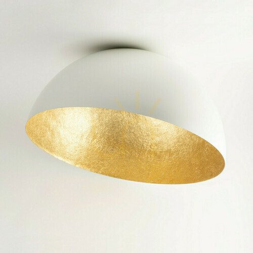 Prüfen Plafon Sigma Sfera 50 Weiß/Gold 32465