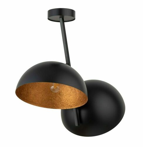 Prüfen Plafon Sigma Sfera 35 2-flammig schwarz/kupfer E27 32494