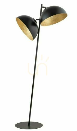 Prüfen Sigma Sfera Stehleuchte schwarz-gold 2xE27 50337