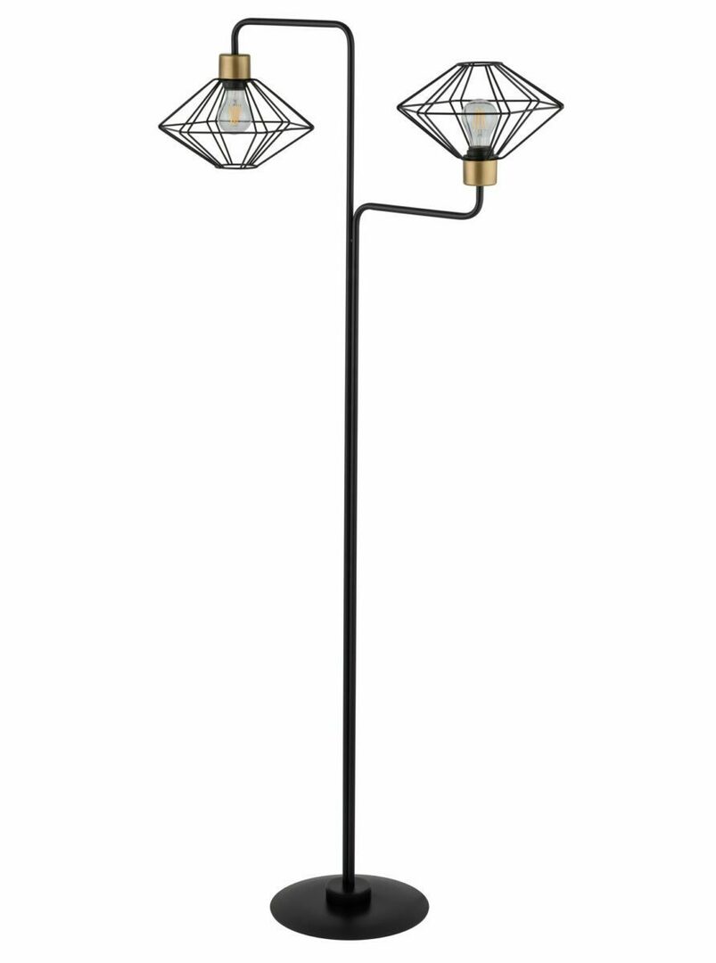 Prüfen Stehleuchte Sigma VARIO schwarz-gold E27 160 cm 2-flammig 50352 Stehleuchte Sigma VARIO schwarz-gold E27 160 cm 2-flammig 50352
