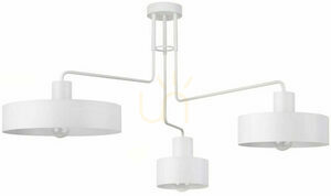 Plafond Sigma Vasco 3-flammig weiß E27 Stahl 31554 small 0