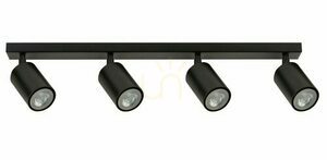 Plafond Sigma Zoom 4xGU10 schwarz Stahl 60 cm 33312 small 0