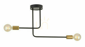 Deckenleuchte Sigma GINO 2 schwarz gold E27 64 cm 32378 small 0