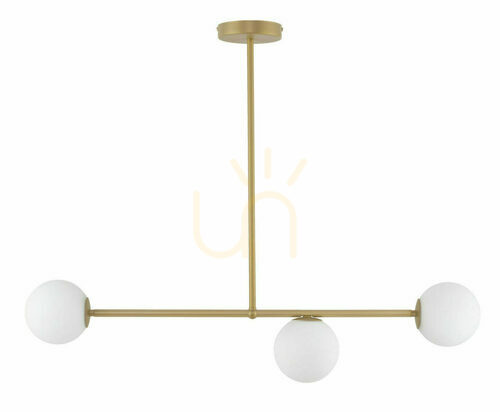 Prüfen Pendelleuchte Sigma Gama 3-flammig goldbeige Glas G9 33332