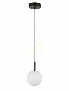 Pendelleuchte Sigma Gama 1 Schwarz G9 Glas 14 cm 33404 small 0