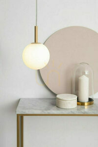 Pendelleuchte Sigma Gama 1 goldbeige 14 cm G9 33406 small 0