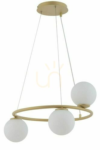 Prüfen Pendelleuchte Sigma Gama Koło 3 goldbeige 33380