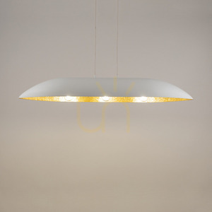Pendelleuchte Sigma GONDOLA 3-flammig weiß/gold 114 cm SKU 40636 small 1