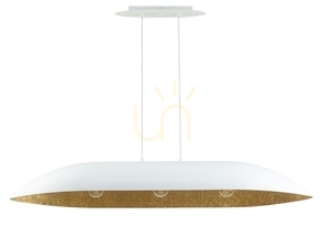 Pendelleuchte Sigma GONDOLA 3-flammig weiß/gold 114 cm SKU 40636 small 0
