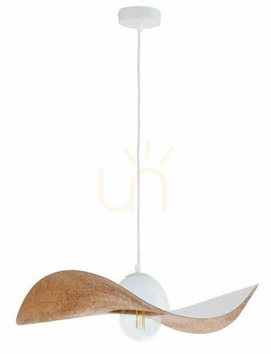 Prüfen Pendelleuchte Sigma Kapello 55 cm weiß Kupfer E27 SKU 32344
