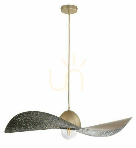 Prüfen Pendelleuchte Sigma KAPELLO 76 cm gold schwarz E27 höhenverstellbar 32342
