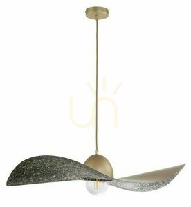 Pendelleuchte Sigma KAPELLO 76 cm gold schwarz E27 höhenverstellbar 32342 small 0