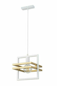 Pendelleuchte Sigma MERCI 1 weiß gold E27 32387 small 0