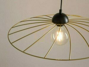 Pendelleuchte Sigma Panama M schwarz/gold E27 60W 32416 small 1