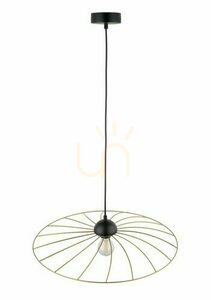 Pendelleuchte Sigma Panama M schwarz/gold E27 60W 32416 small 0