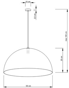Pendelleuchte Sigma Sfera 50 Silber E27 60W SKU 30142 small 1